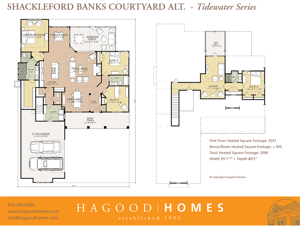 Shackleford Banks Hagood Homes Wilmington, NC Custom Home Builder