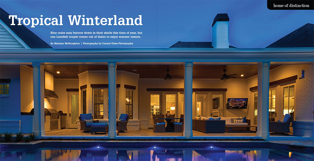 Tropical Winterland Featured in Wrightsville Beach Magazine